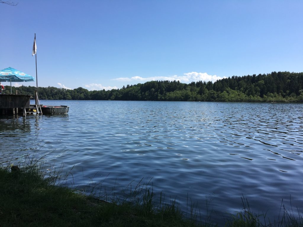 Zona de baño del lago Steinsee